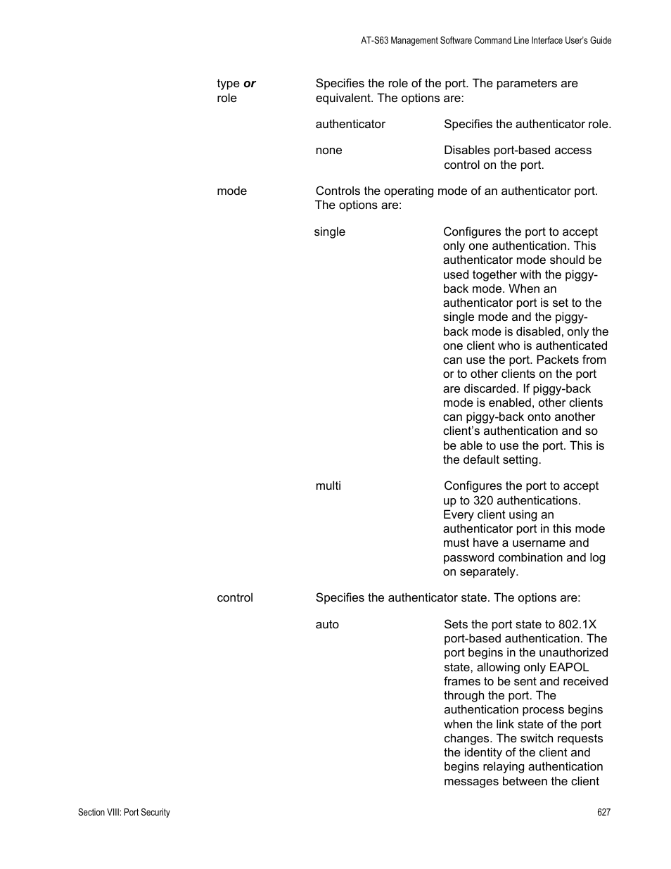 Allied Telesis AT-S63 User Manual | Page 627 / 726