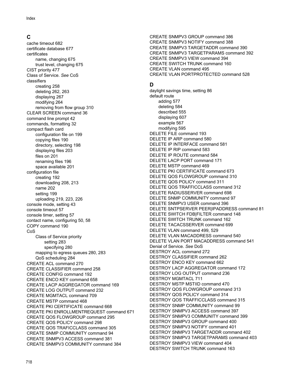 Allied Telesis AT-S63 User Manual | Page 718 / 726