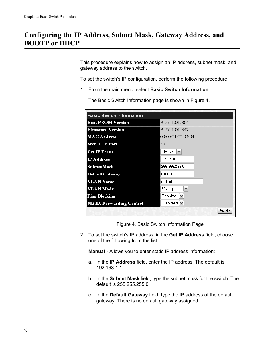 Allied Telesis AT-S82 User Manual | Page 18 / 72