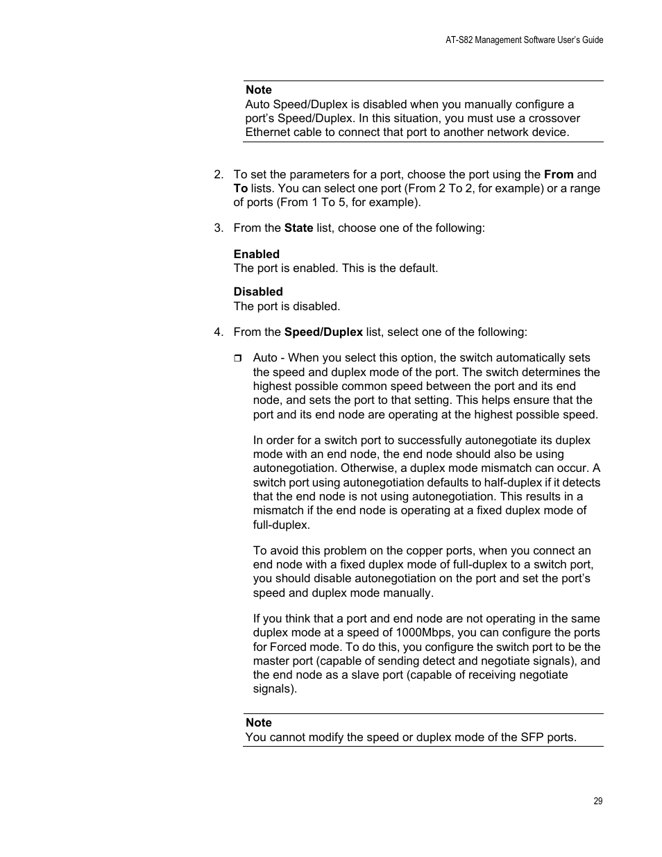 Allied Telesis AT-S82 User Manual | Page 29 / 72