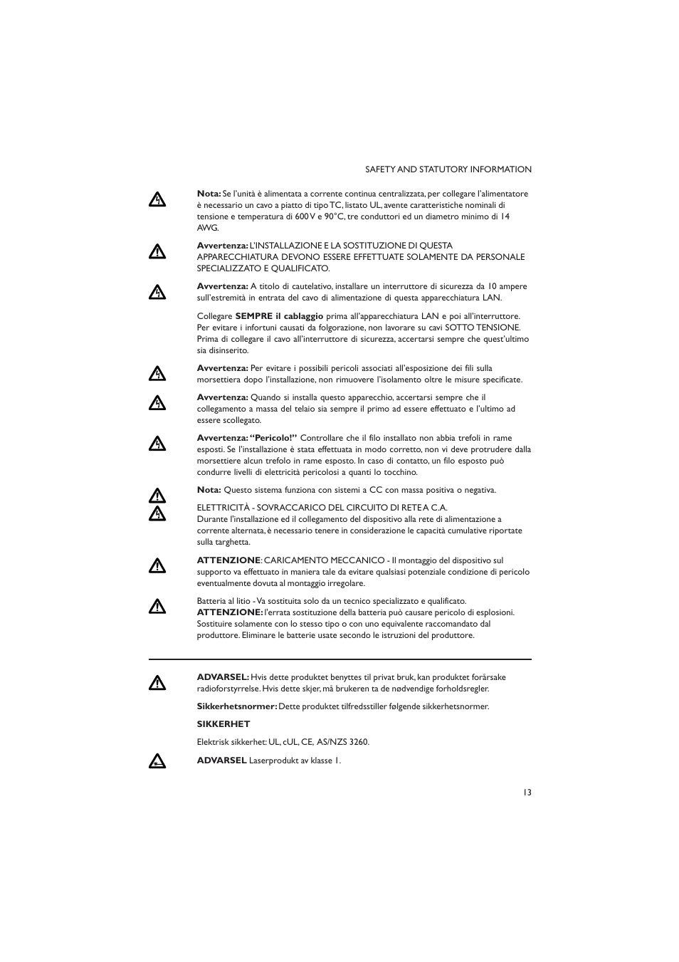 Allied Telesis AT-8700XL SERIES User Manual | Page 13 / 23