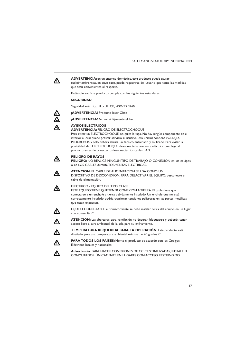 Allied Telesis AT-8700XL SERIES User Manual | Page 17 / 23