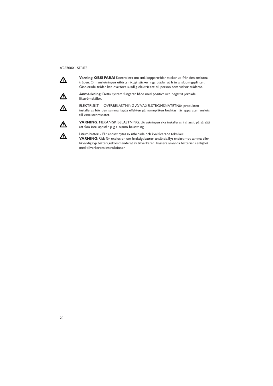 Allied Telesis AT-8700XL SERIES User Manual | Page 20 / 23