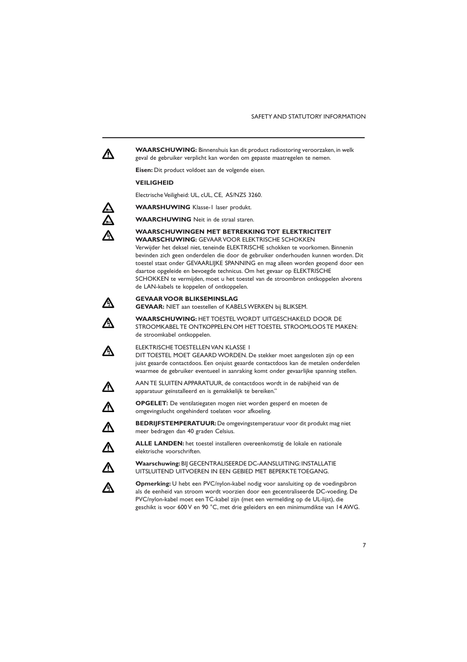 Allied Telesis AT-8700XL SERIES User Manual | Page 7 / 23