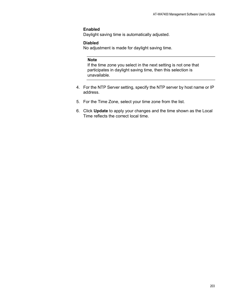 Allied Telesis AT-WA7400/NA User Manual | Page 203 / 362