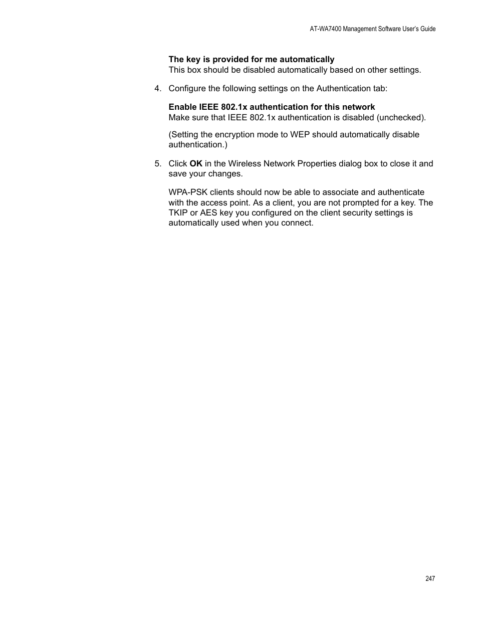 Allied Telesis AT-WA7400/NA User Manual | Page 247 / 362