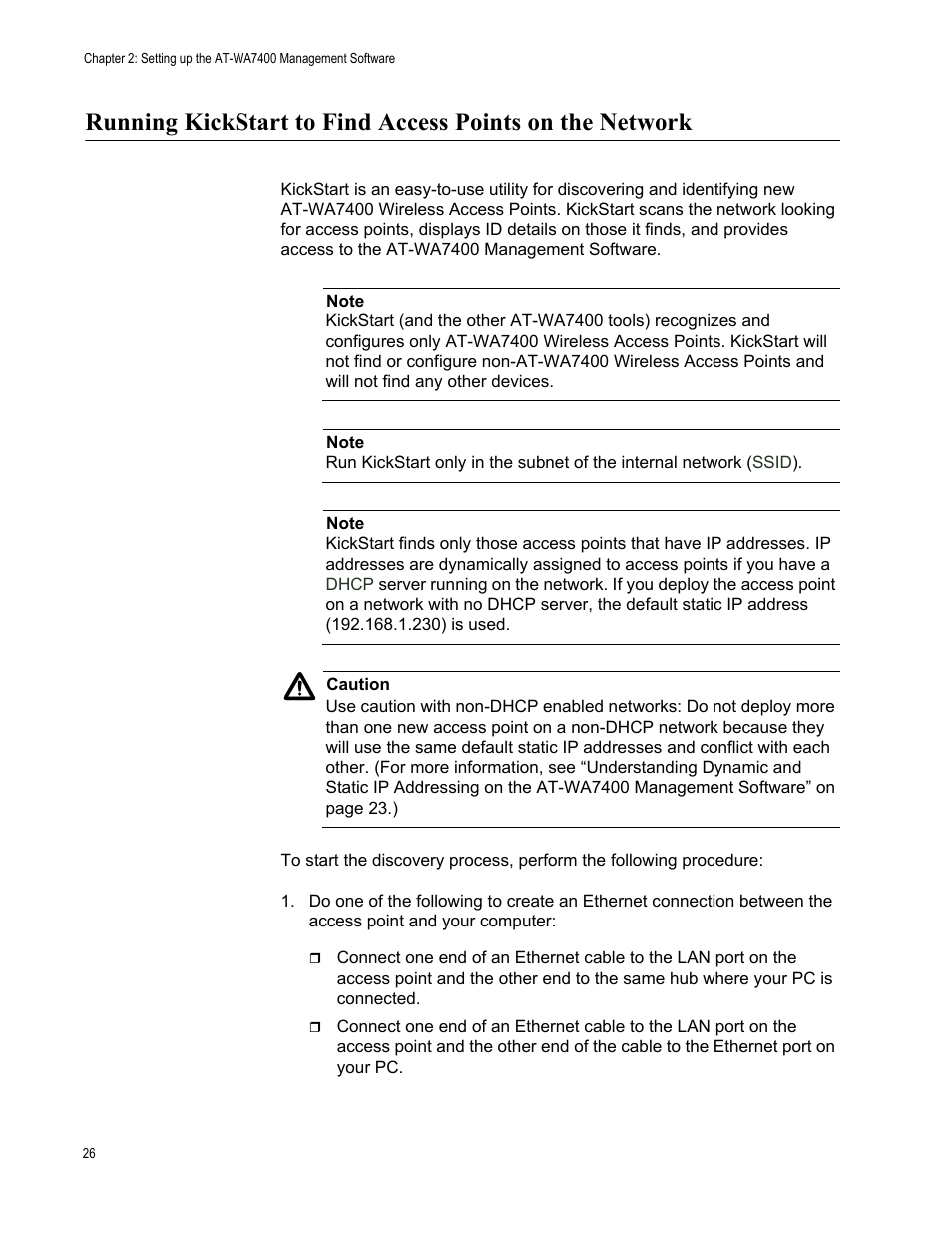 Allied Telesis AT-WA7400/NA User Manual | Page 26 / 362