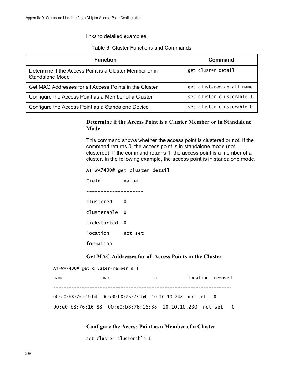 Allied Telesis AT-WA7400/NA User Manual | Page 286 / 362