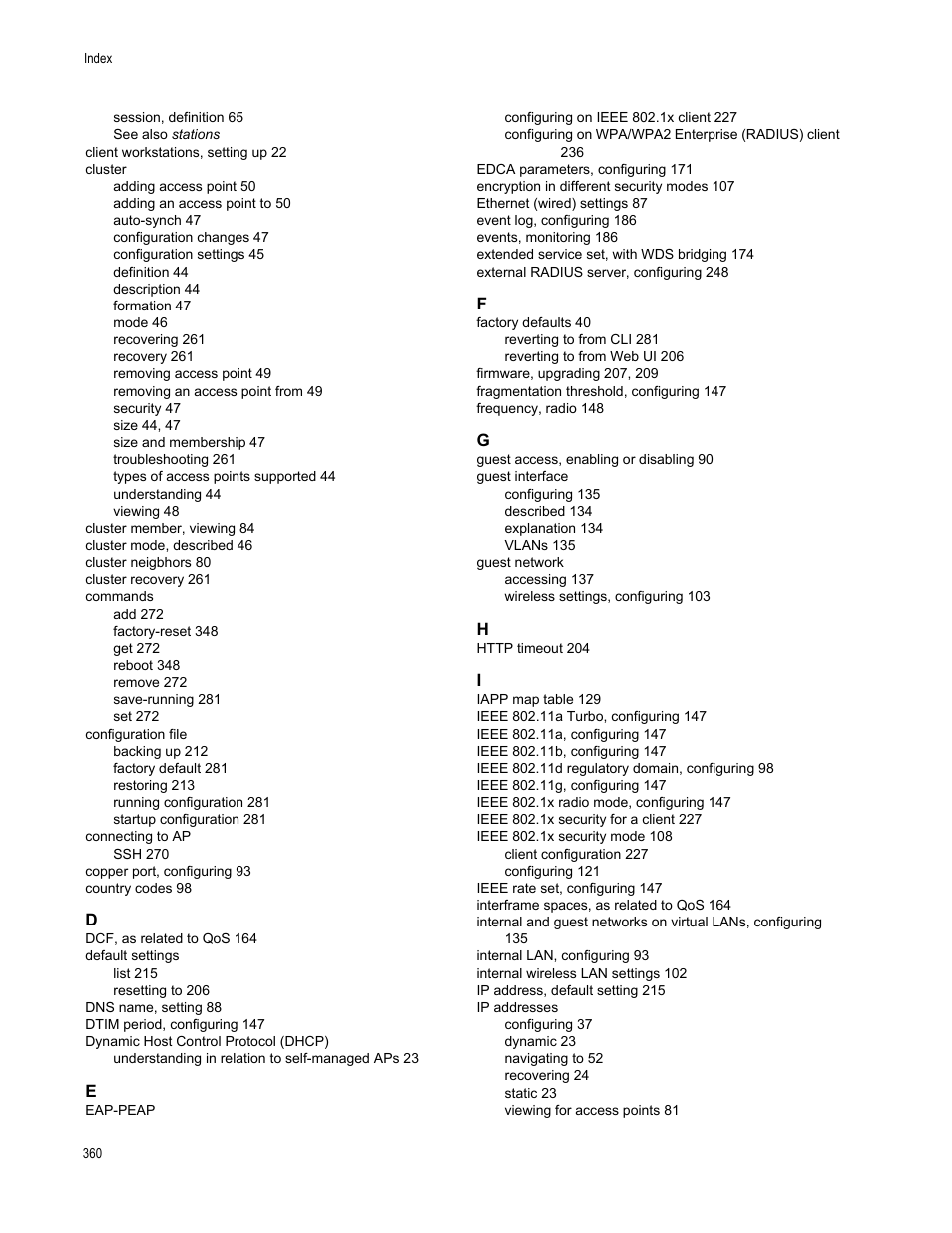 Allied Telesis AT-WA7400/NA User Manual | Page 360 / 362