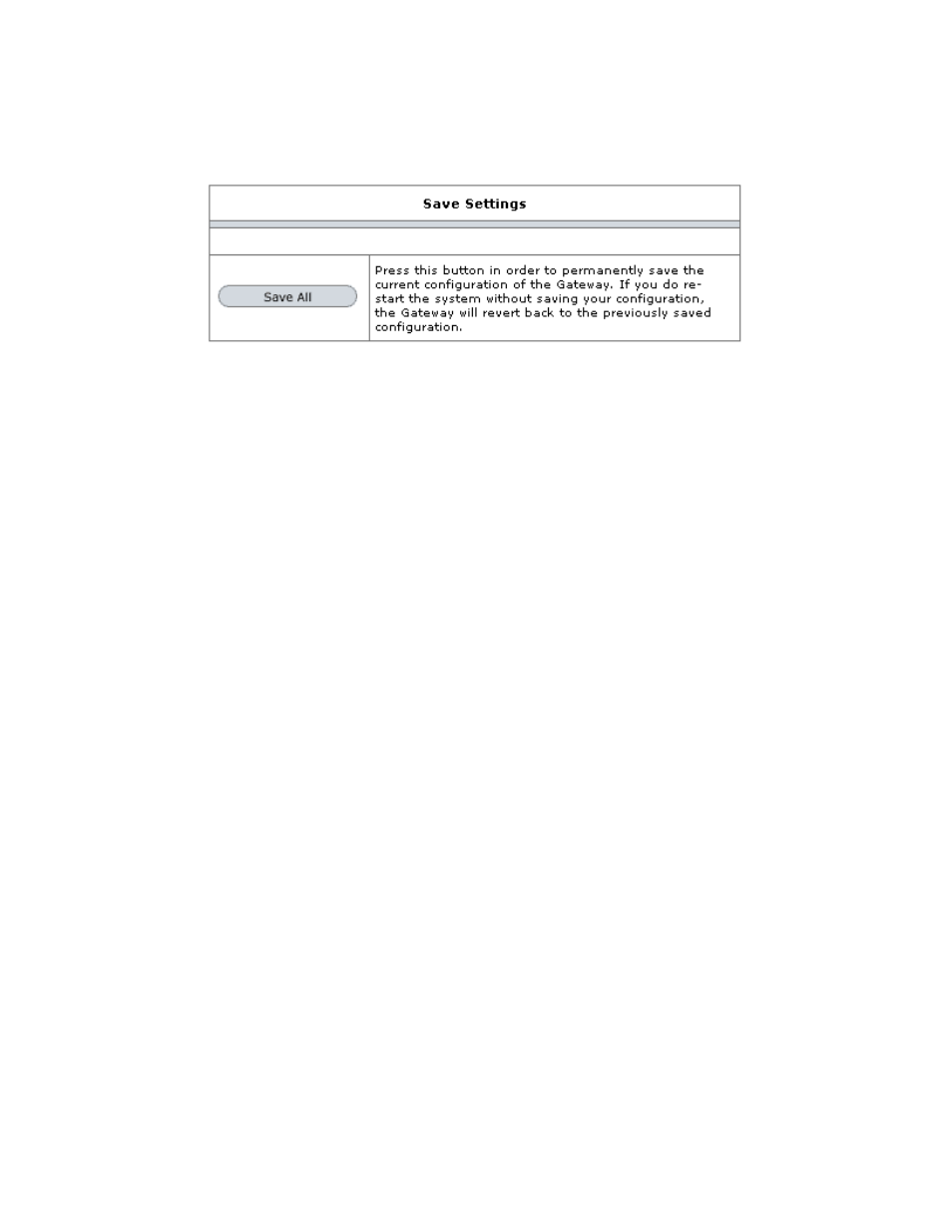 Save settings, Ettings | Allied Telesis AT-ARW256E User Manual | Page 18 / 50