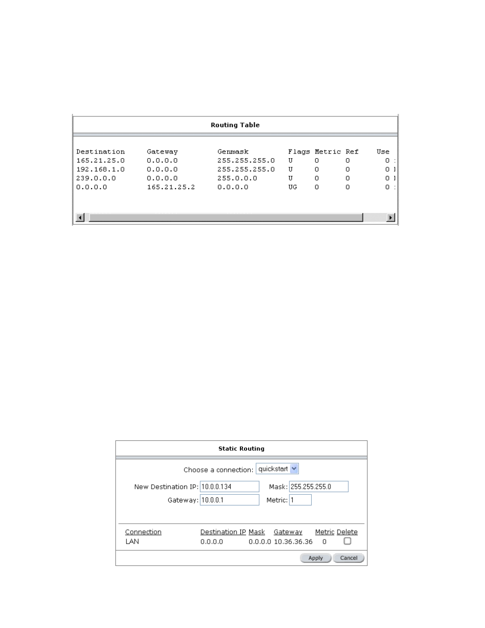 Routes, Show routes, Static routing | Outes, 3 routes | Allied Telesis AT-ARW256E User Manual | Page 31 / 50