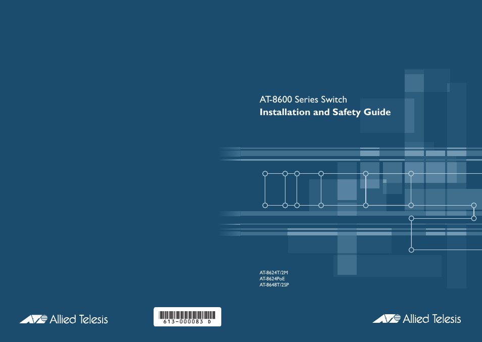 Allied Telesis AT-8600 Series Switch User Manual | 38 pages