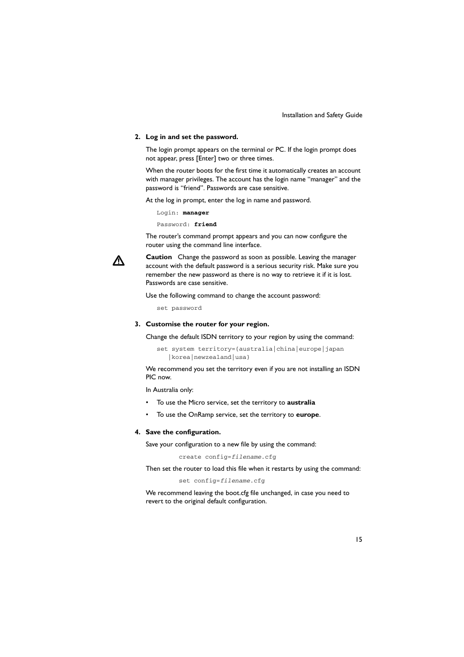 Allied Telesis AR700 Series Router User Manual | Page 15 / 40