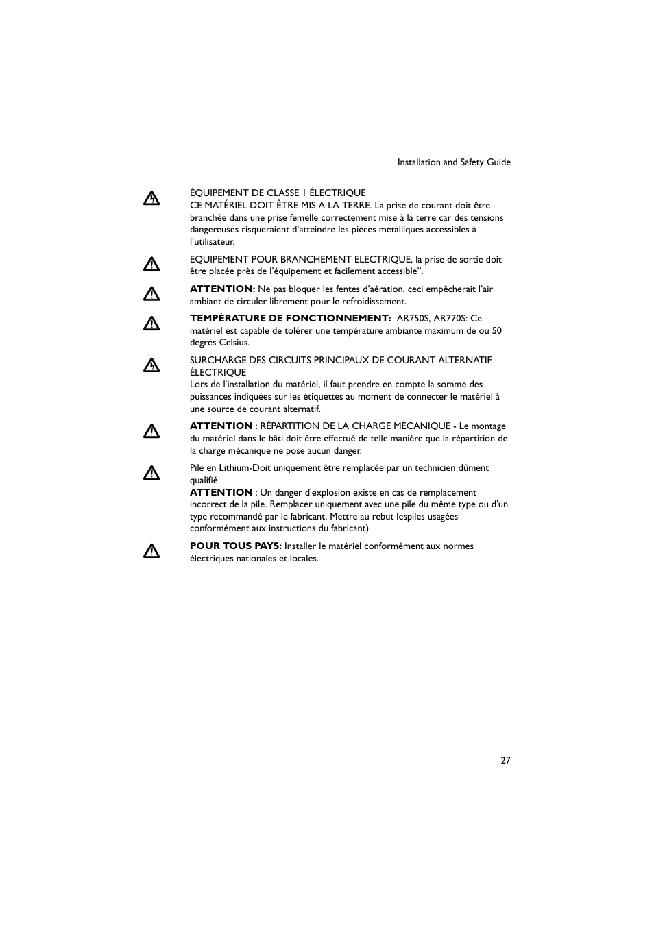 Allied Telesis AR700 Series Router User Manual | Page 27 / 40