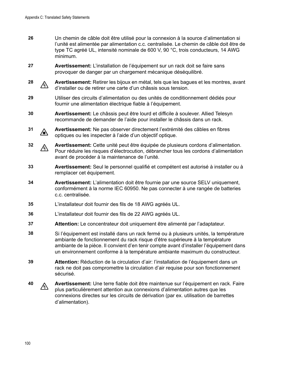 Allied Telesis AT-LX3800U User Manual | Page 100 / 110