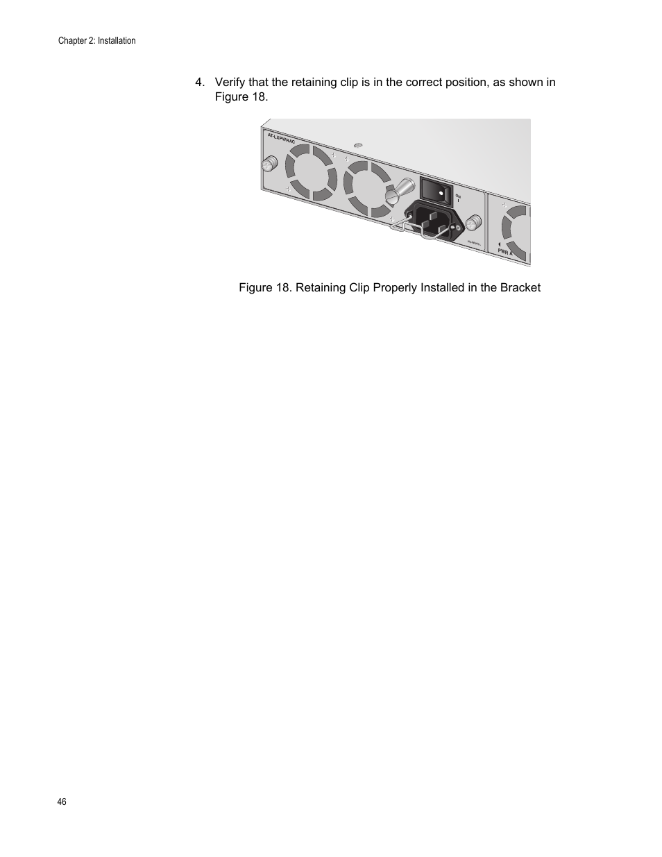 Chapter 2: installation 46 | Allied Telesis AT-LX3800U User Manual | Page 46 / 110