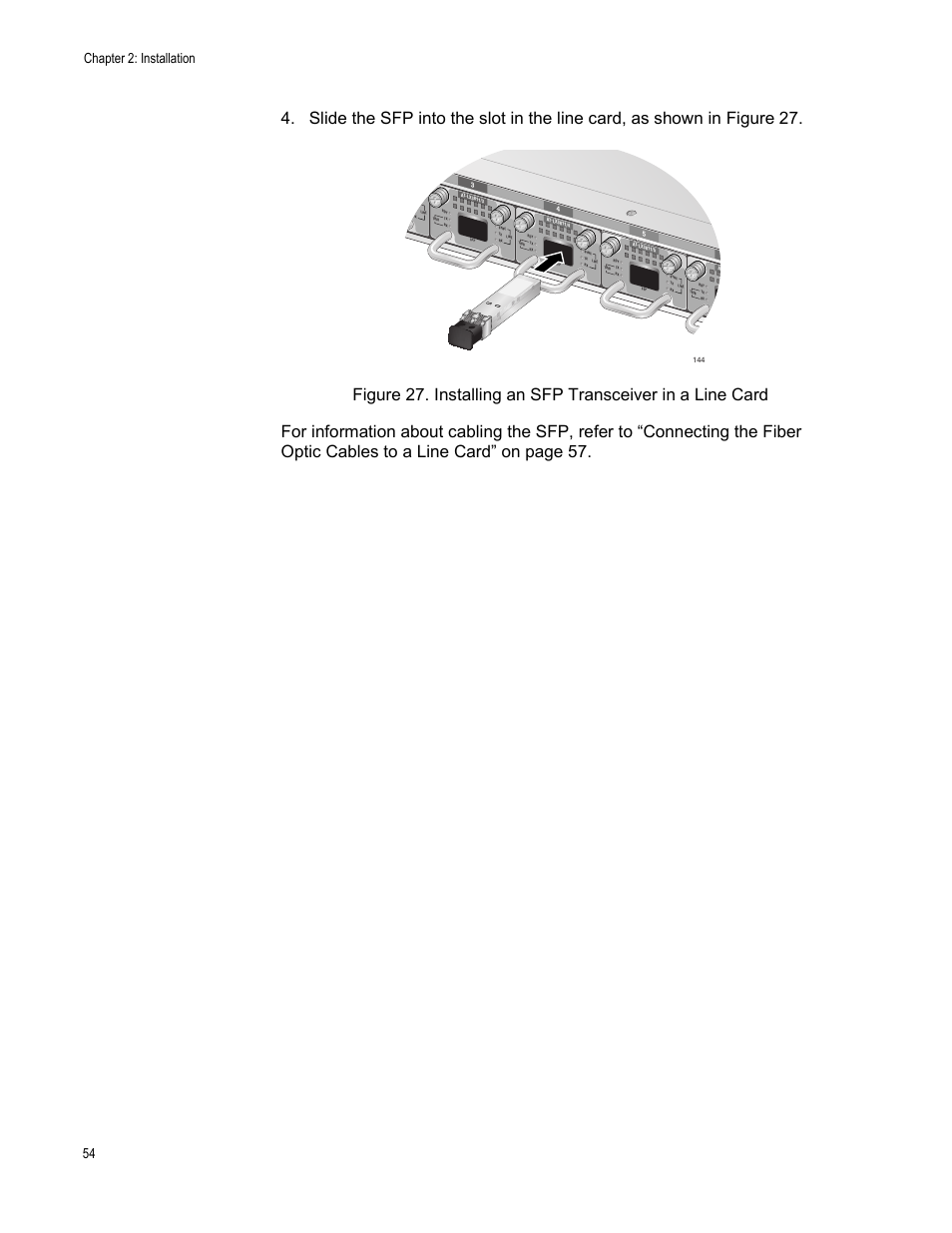 Chapter 2: installation 54 | Allied Telesis AT-LX3800U User Manual | Page 54 / 110