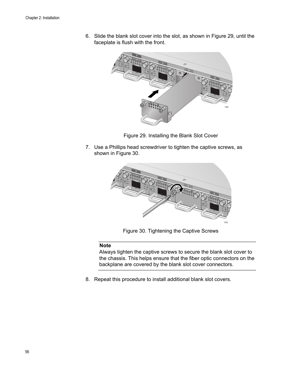 Chapter 2: installation 56 | Allied Telesis AT-LX3800U User Manual | Page 56 / 110