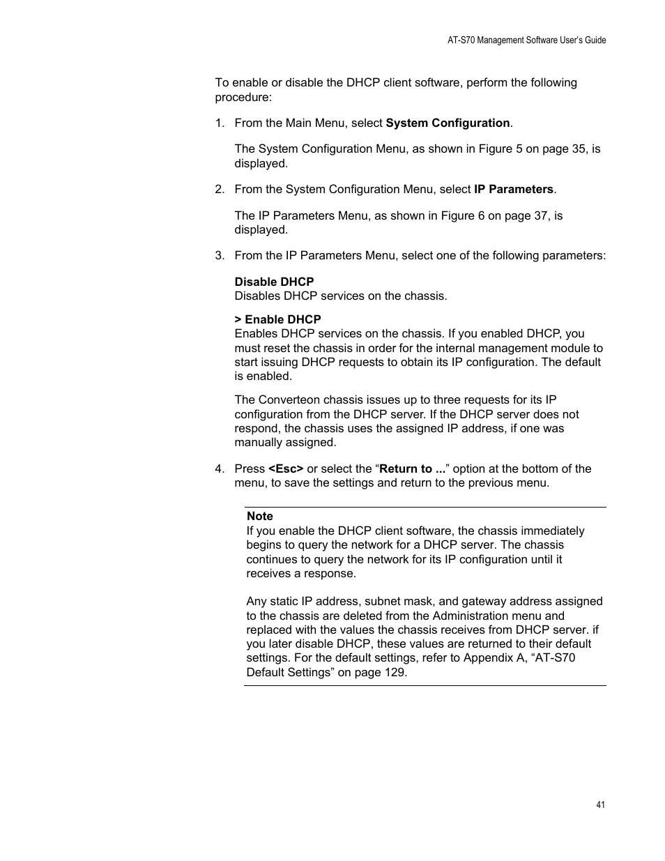 Allied Telesis AT-S70 User Manual | Page 41 / 132