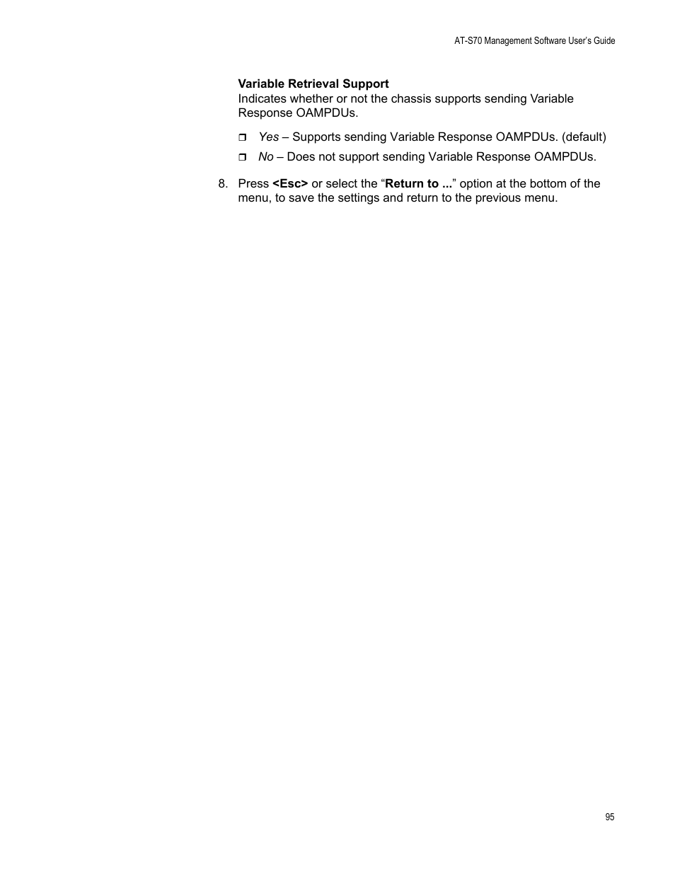 Allied Telesis AT-S70 User Manual | Page 95 / 132