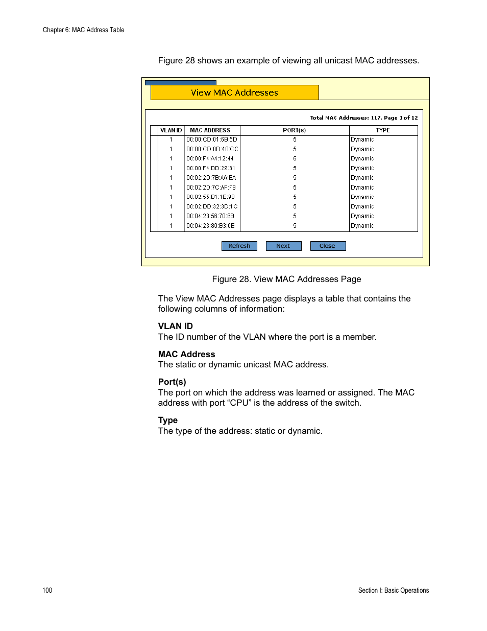 Allied Telesis AT-S63 User Manual | Page 100 / 456
