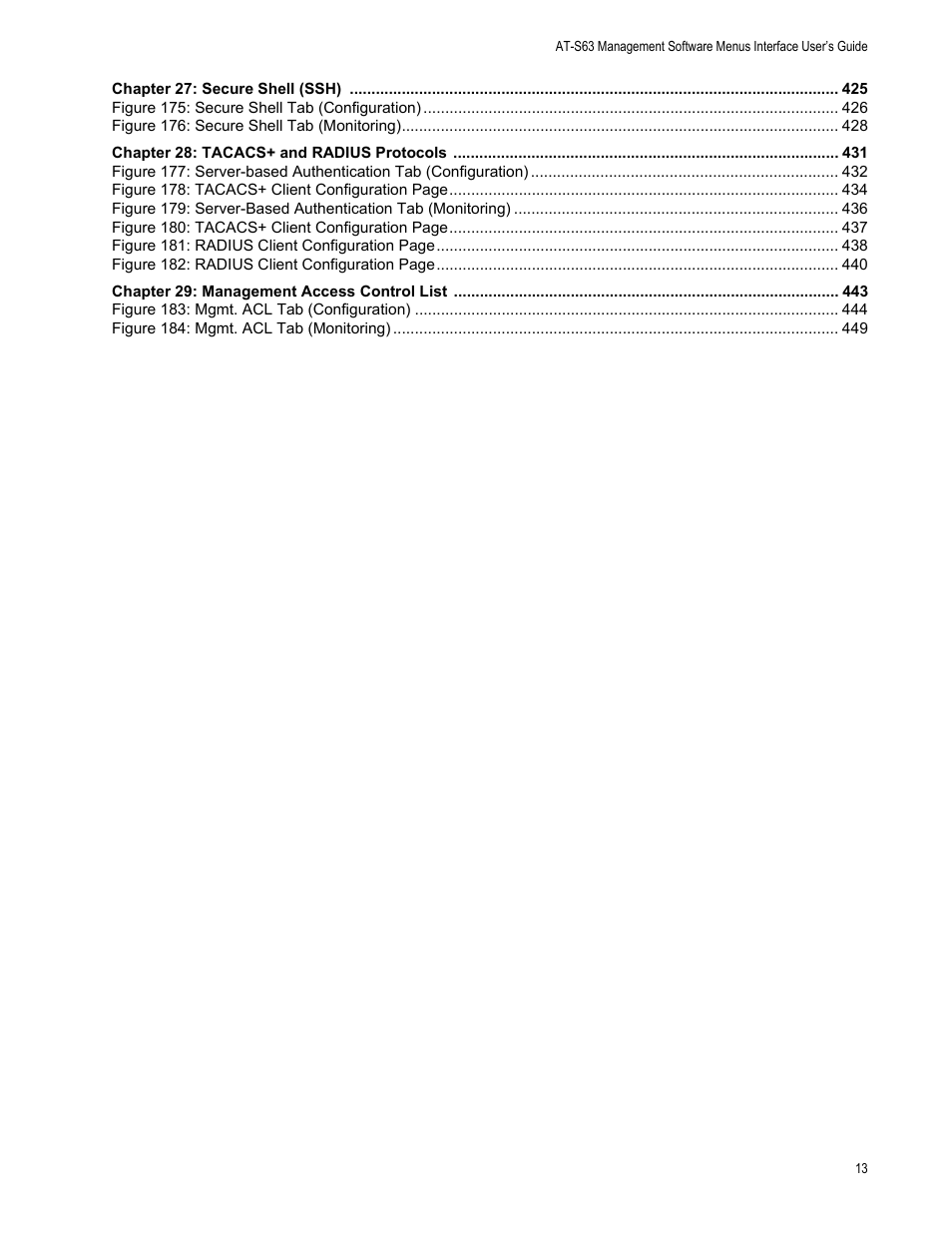 Allied Telesis AT-S63 User Manual | Page 13 / 456