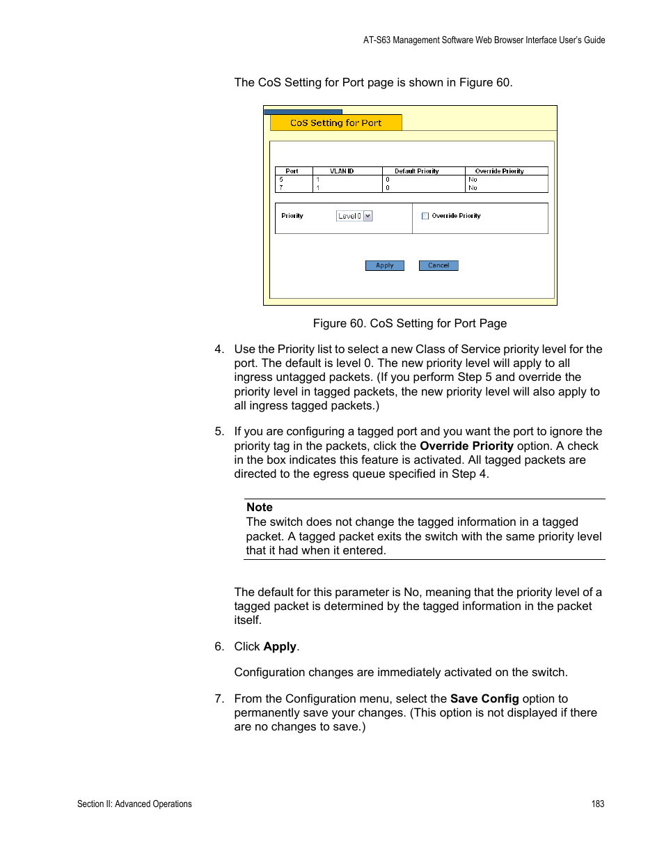 Allied Telesis AT-S63 User Manual | Page 183 / 456