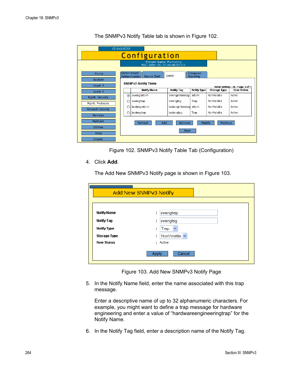 Allied Telesis AT-S63 User Manual | Page 264 / 456