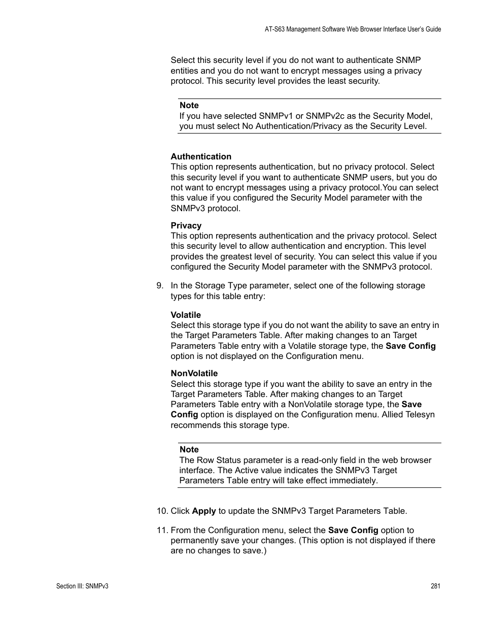 Allied Telesis AT-S63 User Manual | Page 281 / 456