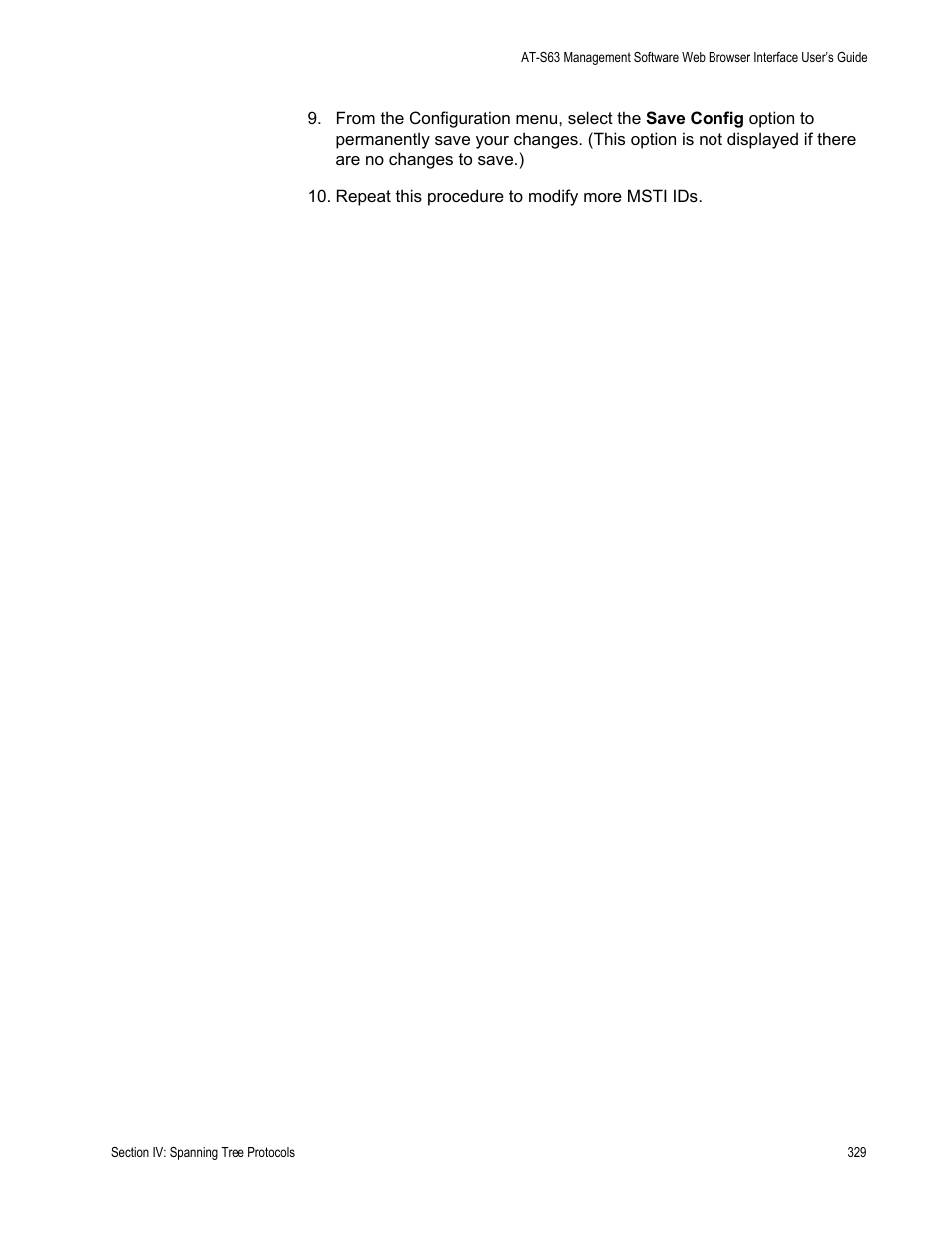 Allied Telesis AT-S63 User Manual | Page 329 / 456