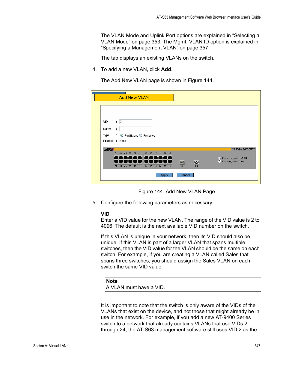 Allied Telesis AT-S63 User Manual | Page 347 / 456