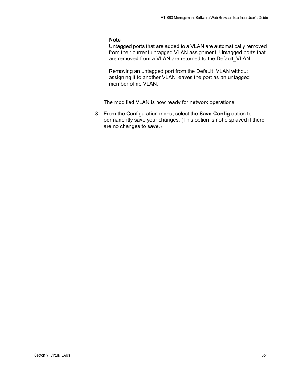 Allied Telesis AT-S63 User Manual | Page 351 / 456