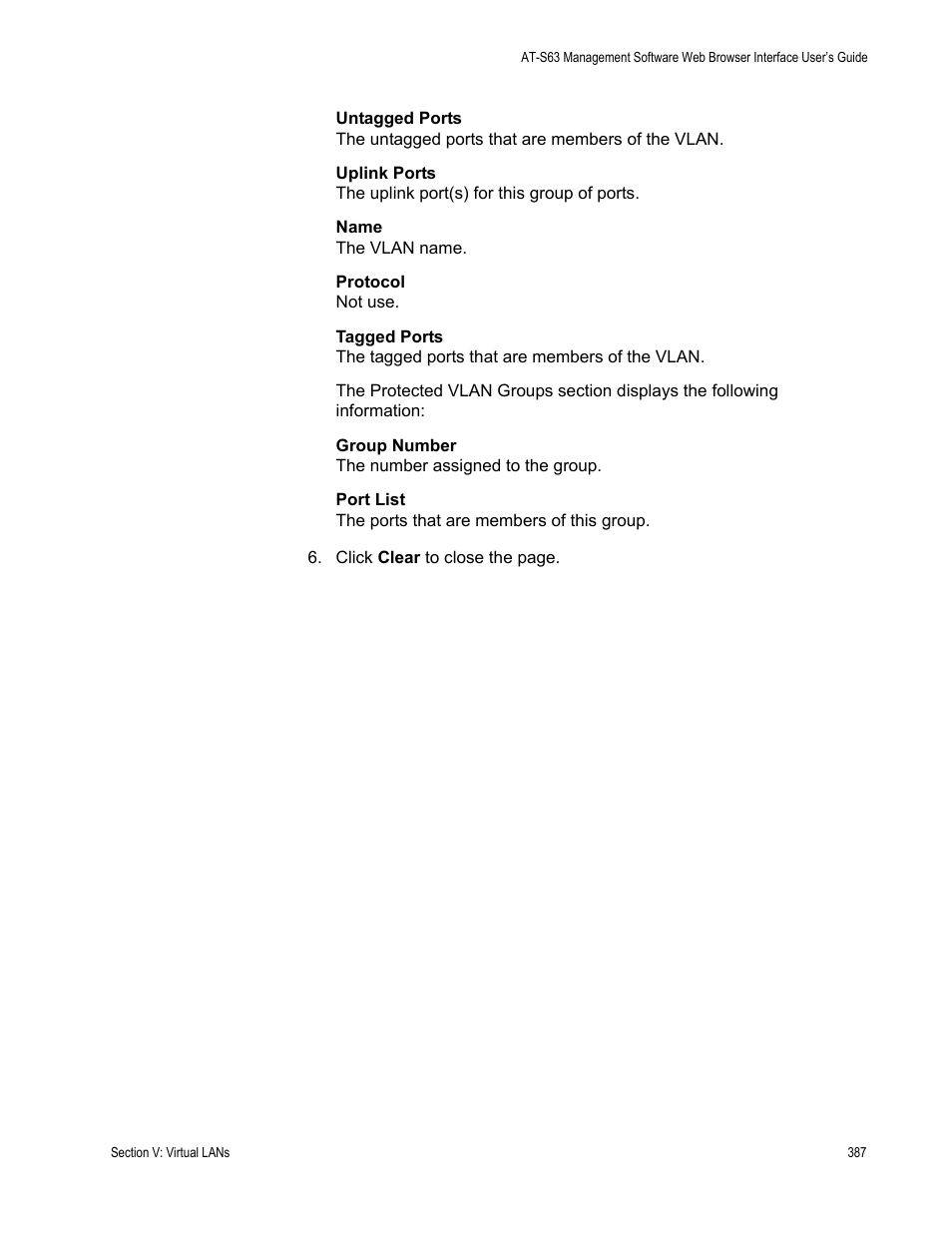 Allied Telesis AT-S63 User Manual | Page 387 / 456