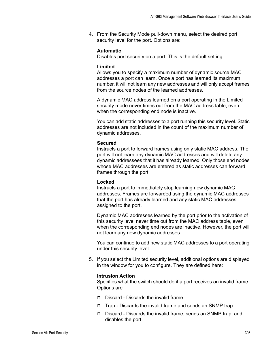 Allied Telesis AT-S63 User Manual | Page 393 / 456