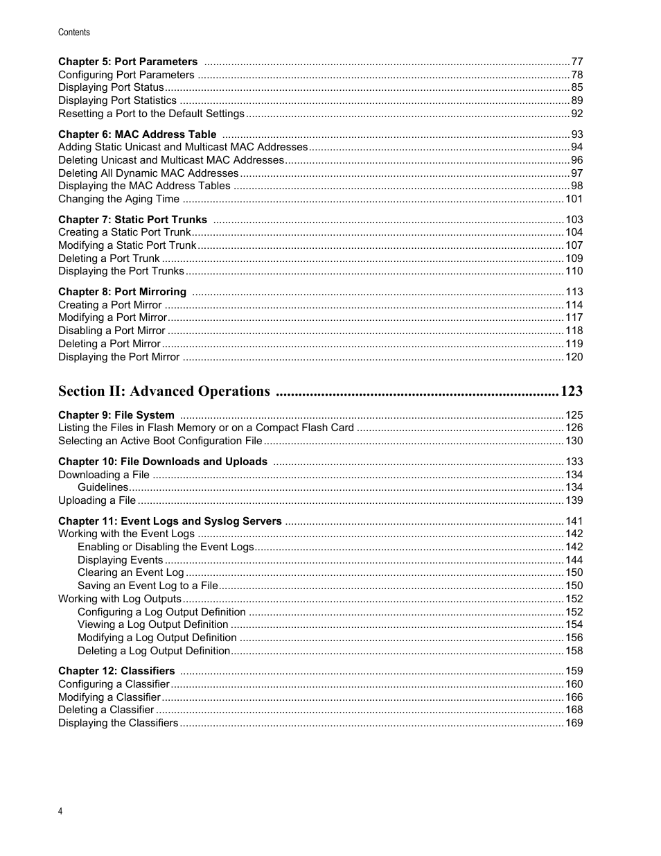 Allied Telesis AT-S63 User Manual | Page 4 / 456