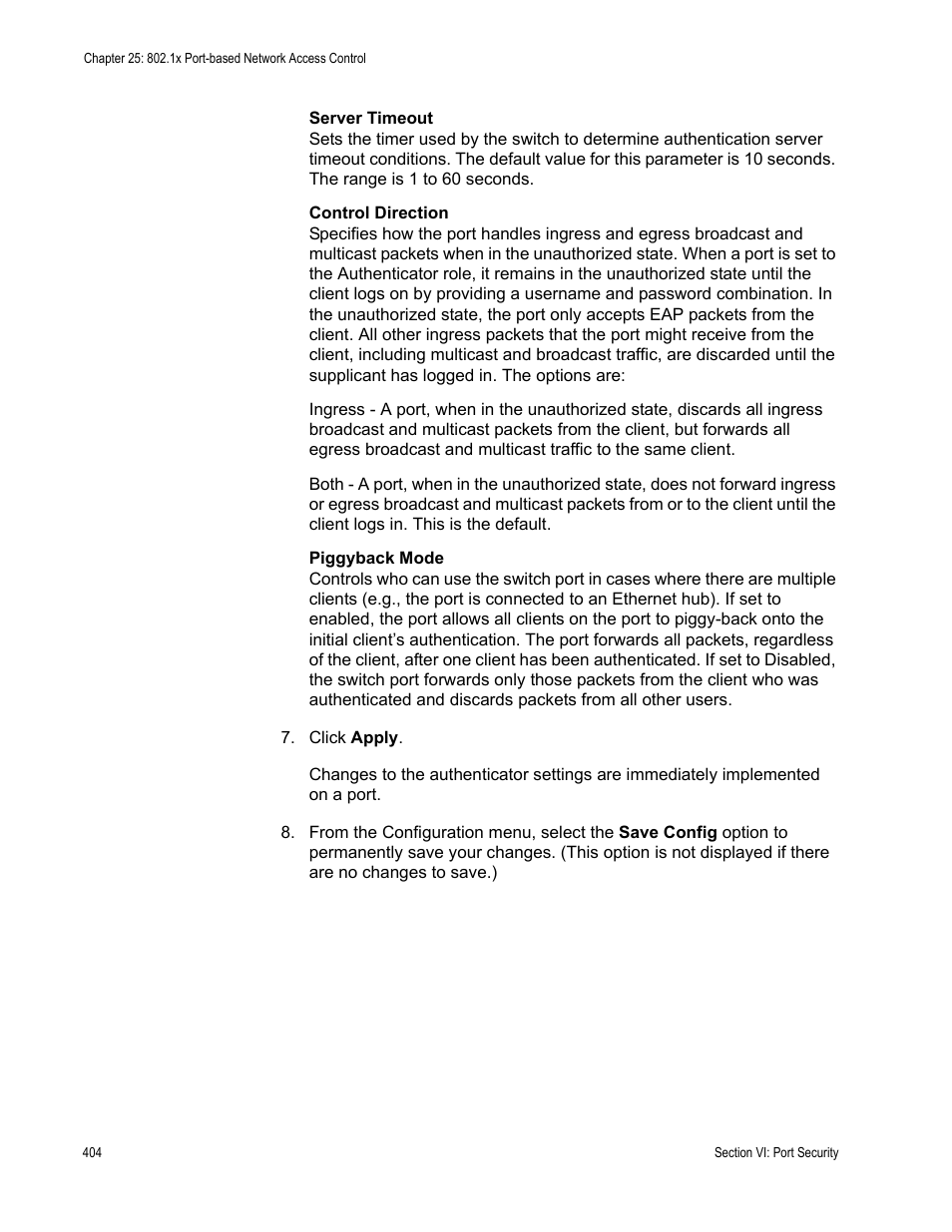 Allied Telesis AT-S63 User Manual | Page 404 / 456