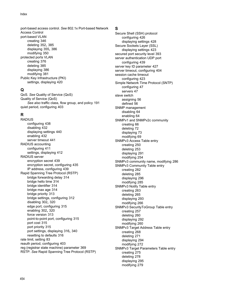 Allied Telesis AT-S63 User Manual | Page 454 / 456