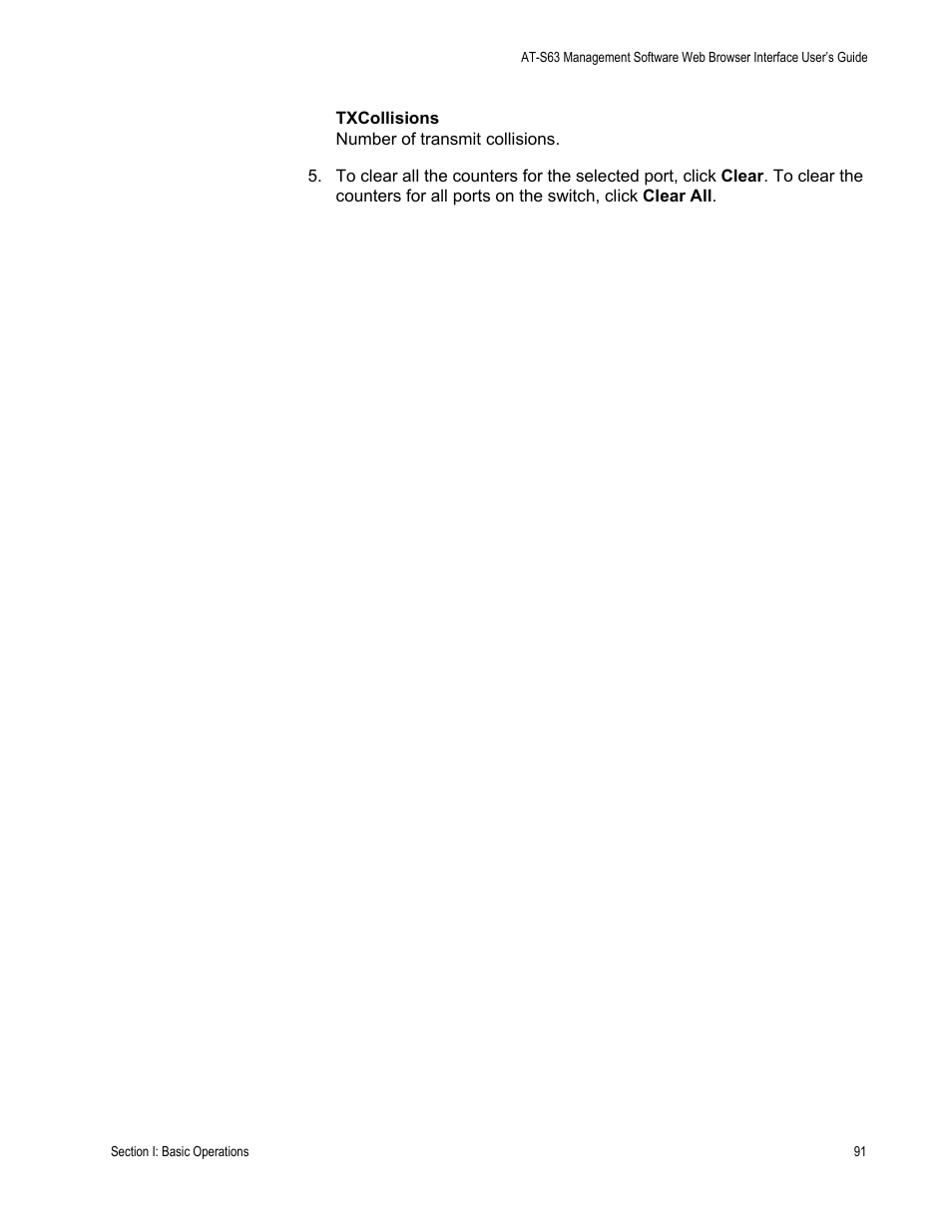 Allied Telesis AT-S63 User Manual | Page 91 / 456