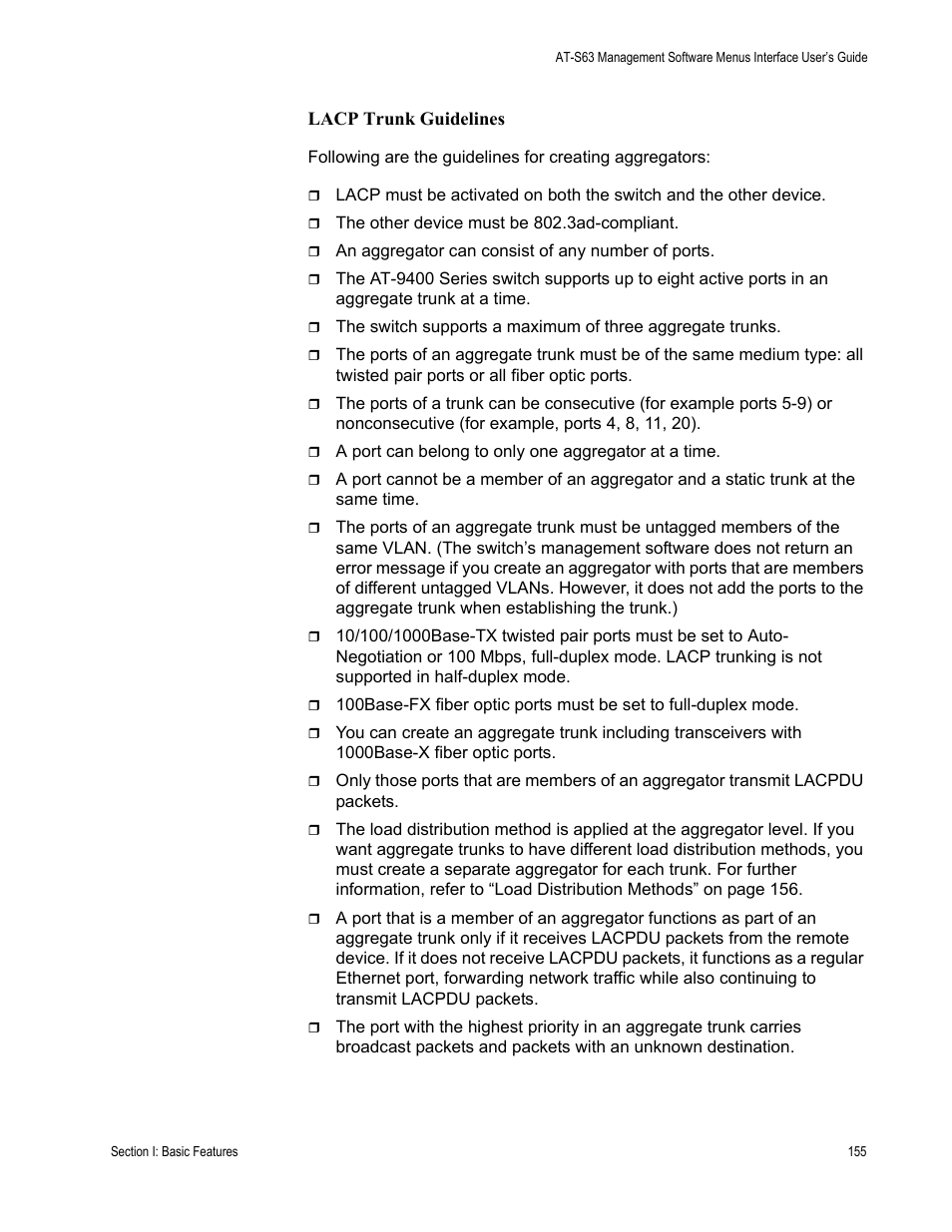 Allied Telesis AT-S63 User Manual | Page 155 / 902