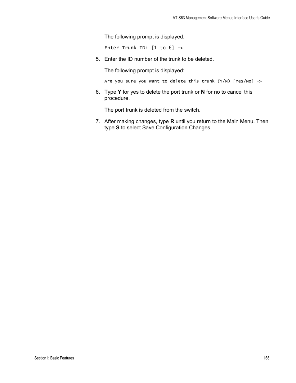 Allied Telesis AT-S63 User Manual | Page 165 / 902