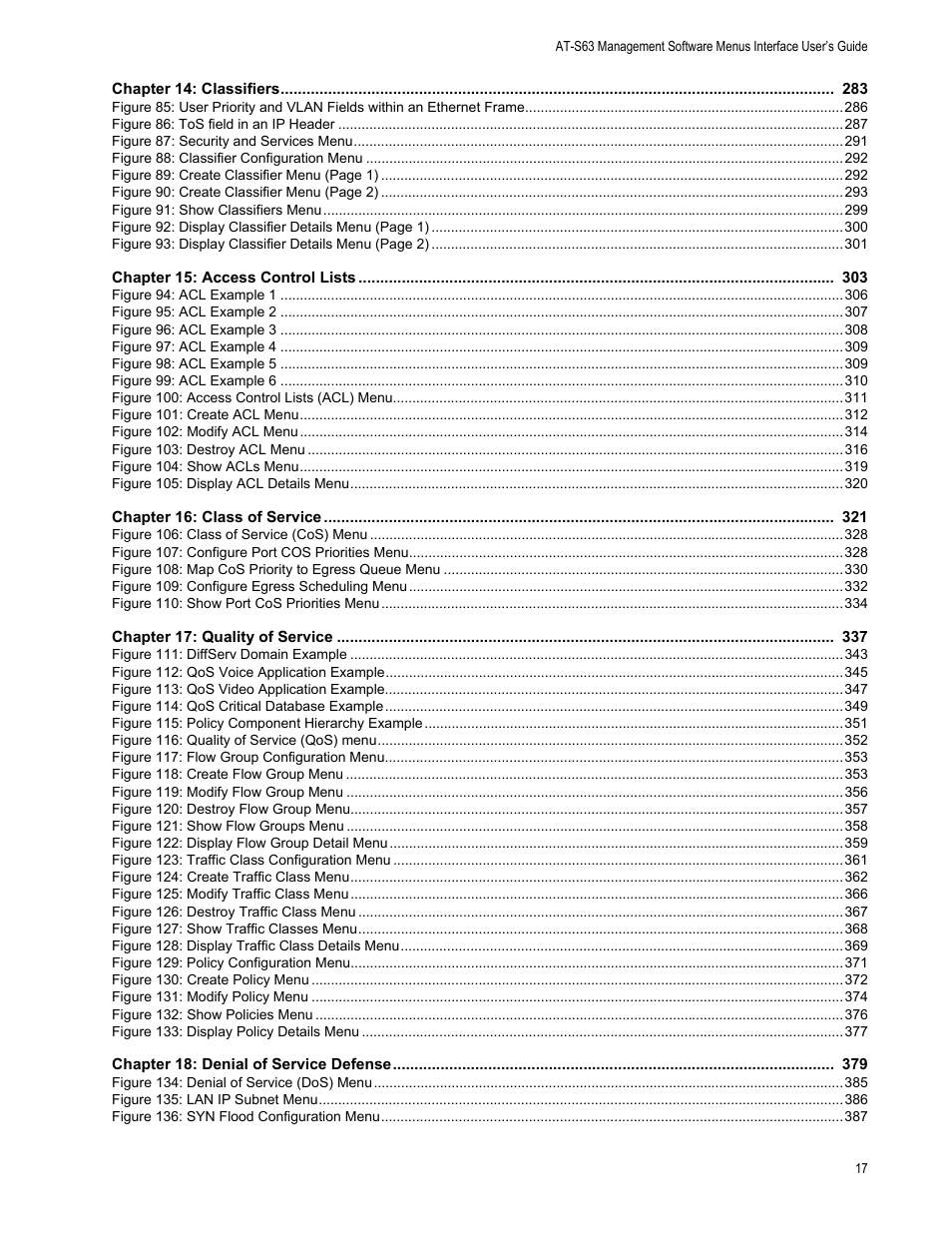 Allied Telesis AT-S63 User Manual | Page 17 / 902