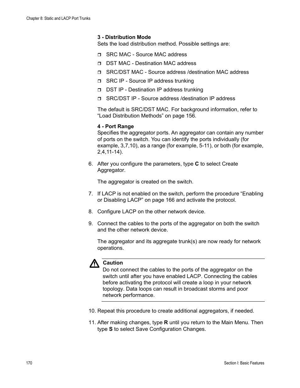 Allied Telesis AT-S63 User Manual | Page 170 / 902