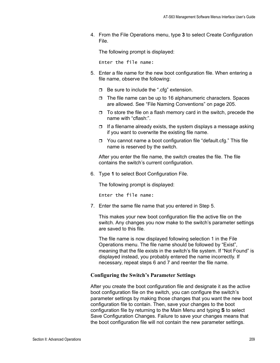 Allied Telesis AT-S63 User Manual | Page 209 / 902