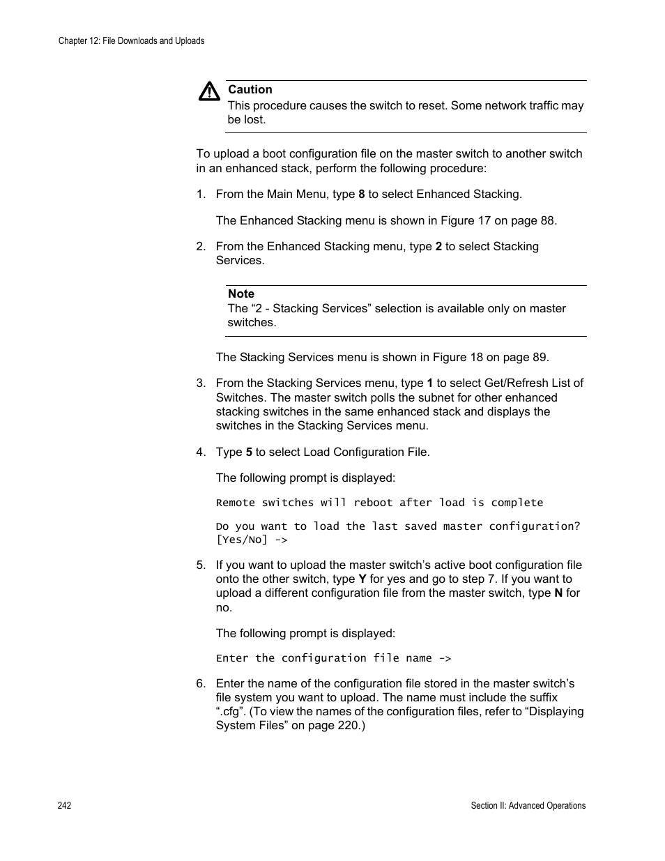 Allied Telesis AT-S63 User Manual | Page 242 / 902