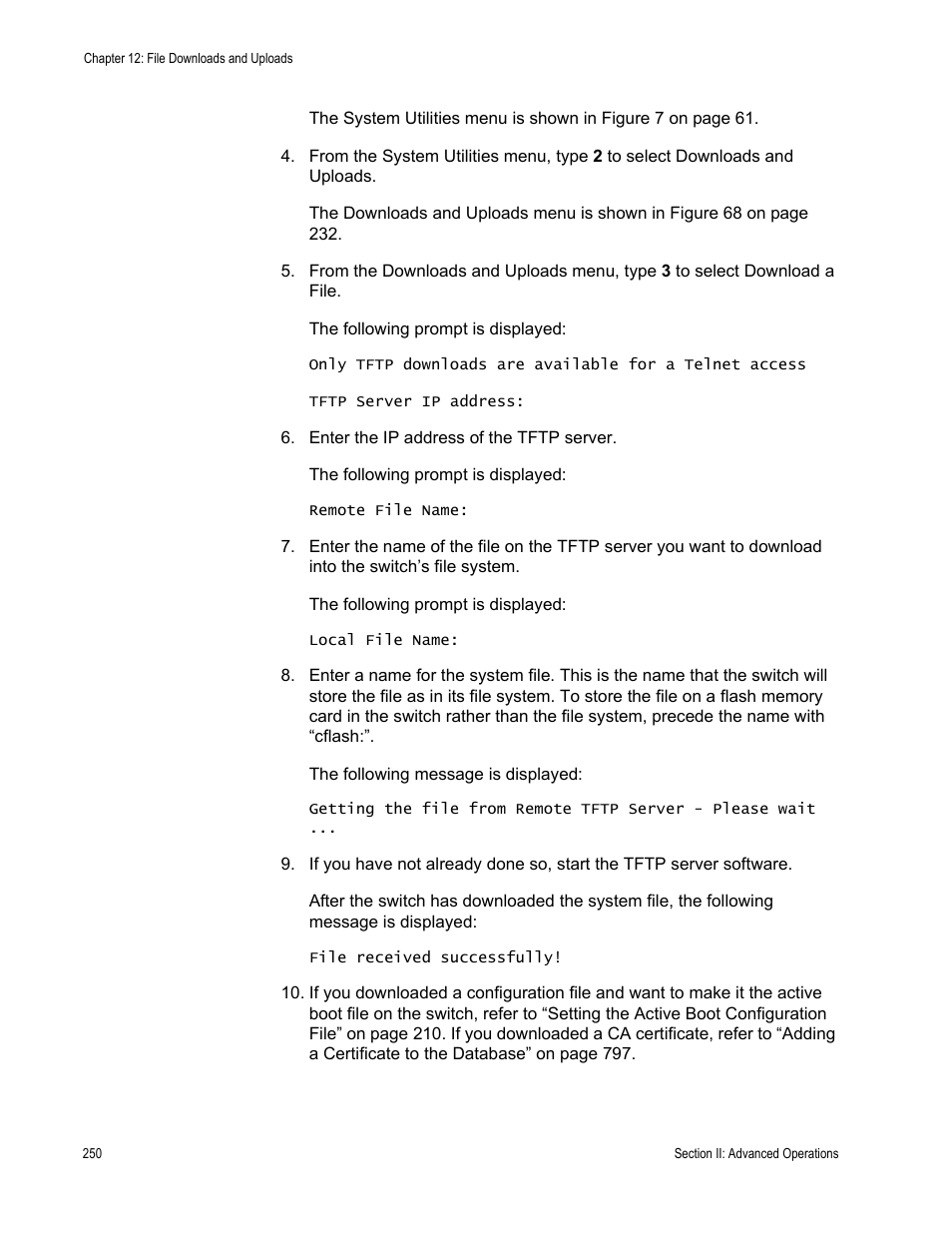 Allied Telesis AT-S63 User Manual | Page 250 / 902