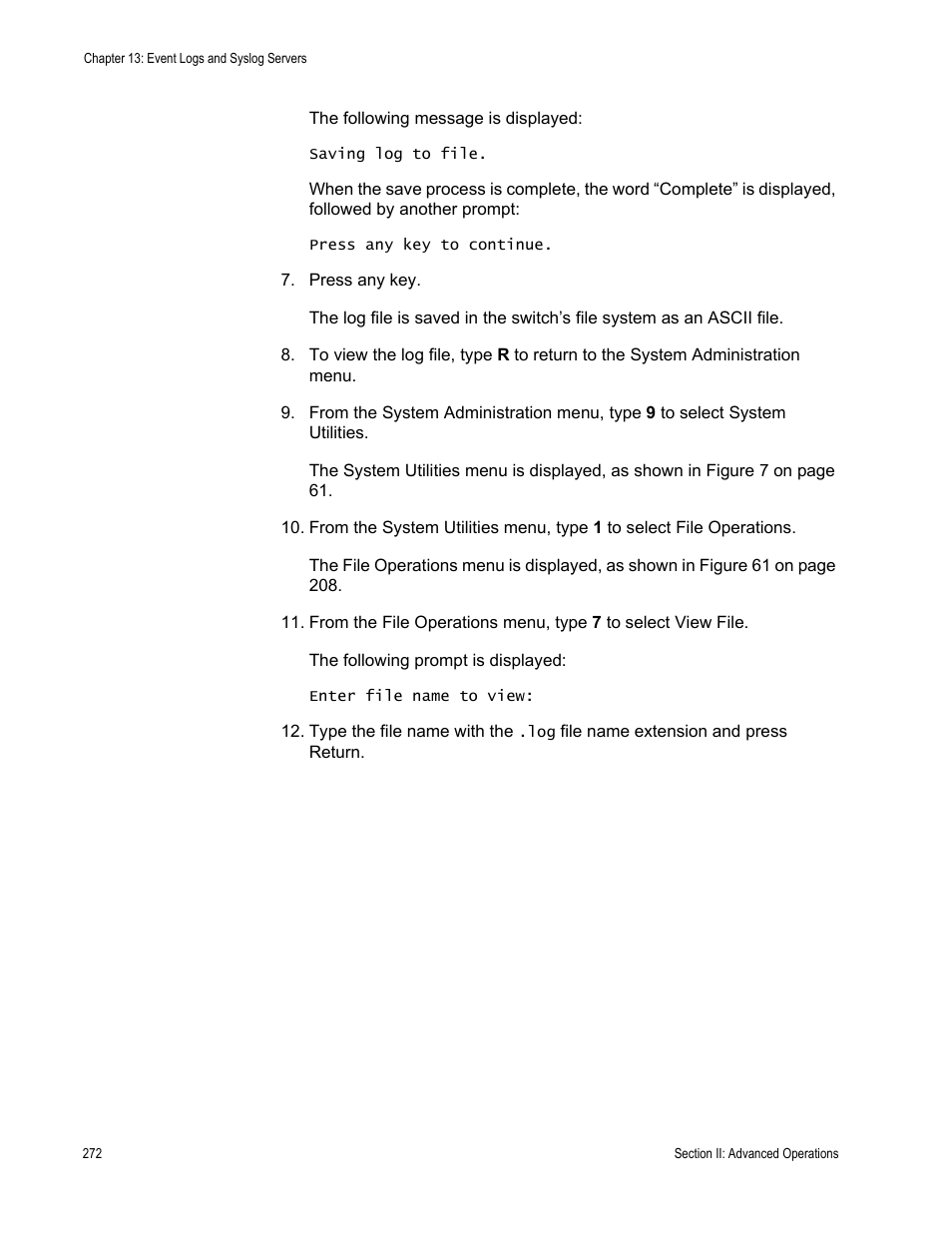 Allied Telesis AT-S63 User Manual | Page 272 / 902