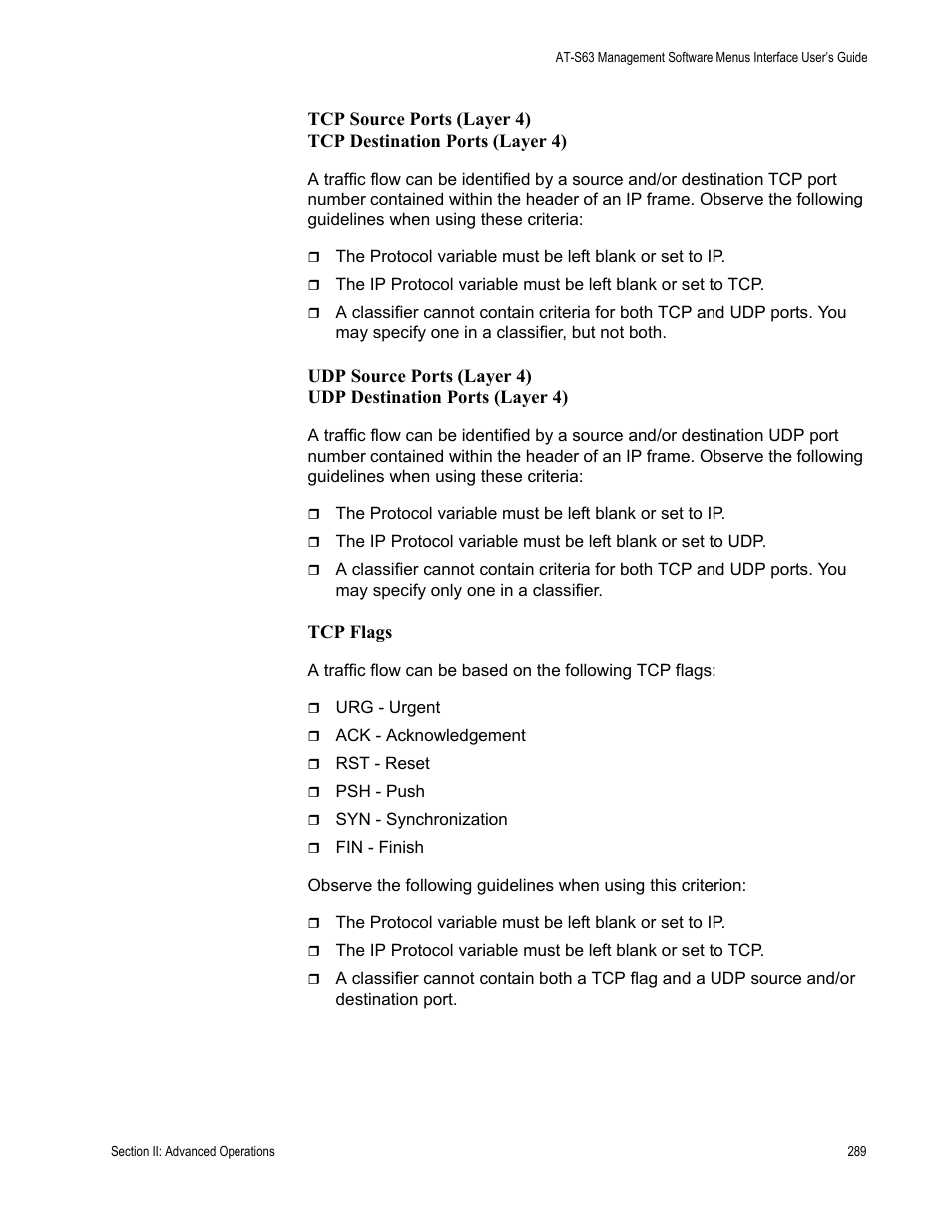 Allied Telesis AT-S63 User Manual | Page 289 / 902