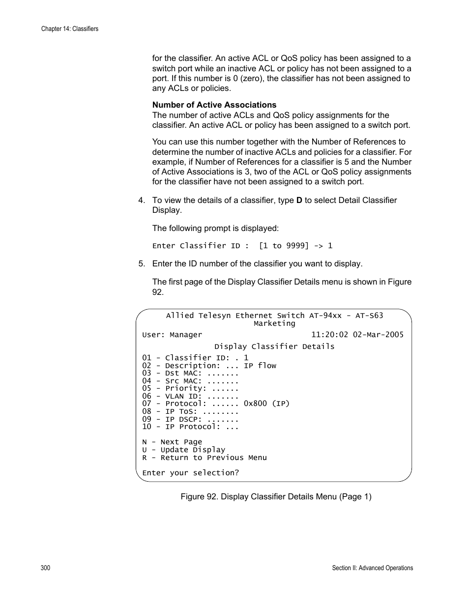 Allied Telesis AT-S63 User Manual | Page 300 / 902