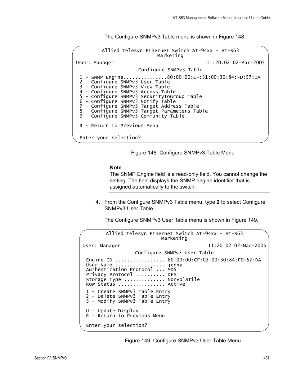 Allied Telesis AT-S63 User Manual | Page 431 / 902