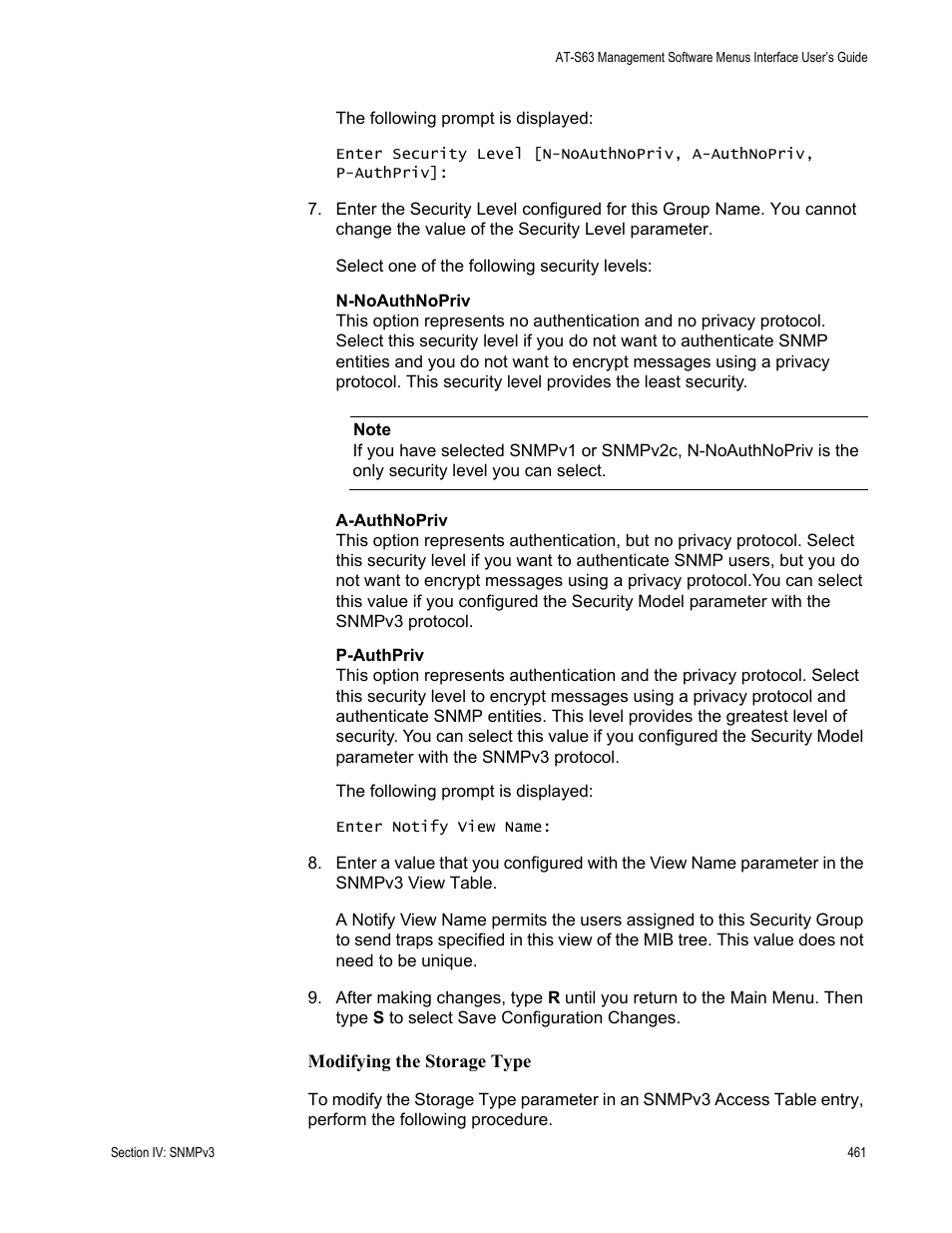 Allied Telesis AT-S63 User Manual | Page 461 / 902